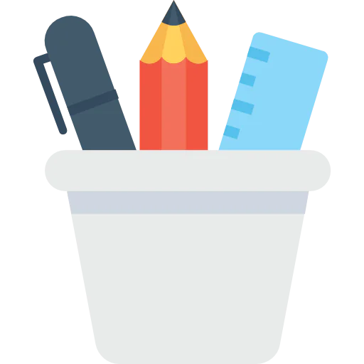 Pencil case icon