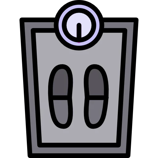 Weighing scale icon