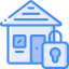 Locked house icon 64x64