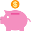 Piggy bank icon 64x64
