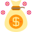 Money bag icon 64x64