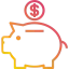 Piggy bank icon 64x64