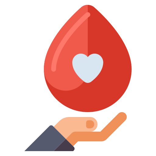 Blood donation icon