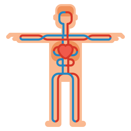 Circulatory system icon