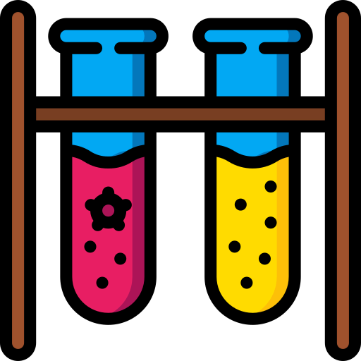 Test tubes icon