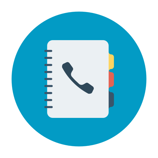 Telephone directory icon