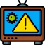 Virus warning icône 64x64