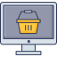 Online shopping icon 64x64