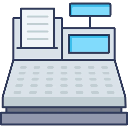 Billing machine icon
