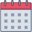 Calendar Ikona 64x64