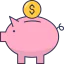 Piggy bank icon 64x64