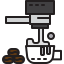 Coffee machine icon 64x64