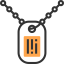 Army dog tag icon 64x64