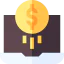 Online money icon 64x64