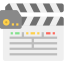 Clapperboard icône 64x64