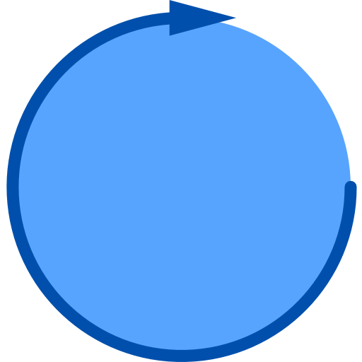Circular arrow icon