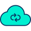 Cloud computing icon 64x64