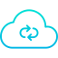 Cloud computing Cloud computing icon 64x64