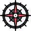 Wind rose icon 64x64