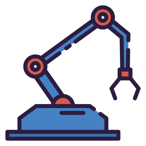 Robotic arm icon