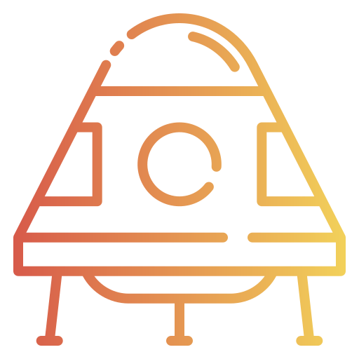 Space capsule icon