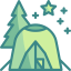 Camping biểu tượng 64x64