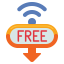 Free wifi ícone 64x64