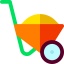 Wheelbarrow icon 64x64