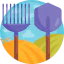 Garden tools icon 64x64