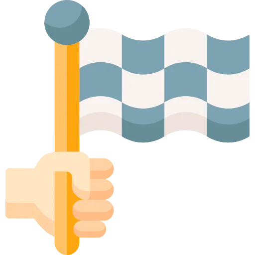 Finish flag icon