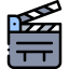 Clapperboard icon 64x64