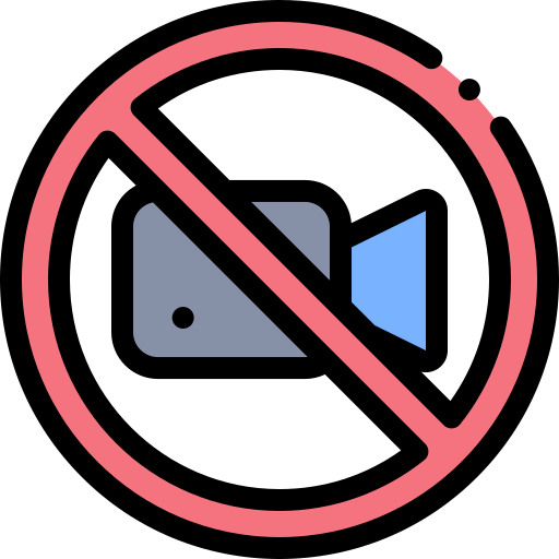No recording icon