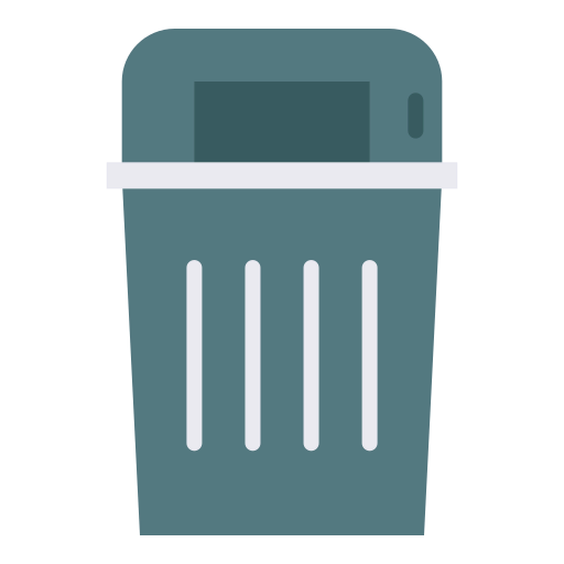 Trash can icon