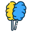 Cotton candy 图标 64x64