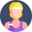 Sportswoman icon 64x64