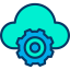 Cloud computing biểu tượng 64x64