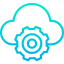 Cloud computing biểu tượng 64x64