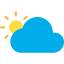 Cloudy day icon 64x64
