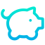 Piggy bank icon 64x64