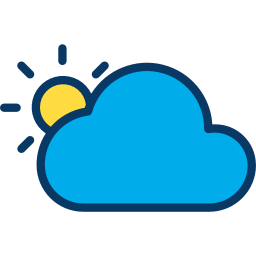 Cloudy day icon