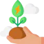 Green energy icon 64x64