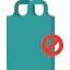 No plastic bags icon 64x64