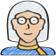 Old woman icon 64x64