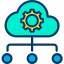 Cloud computing ícone 64x64