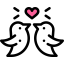 Love birds Ikona 64x64