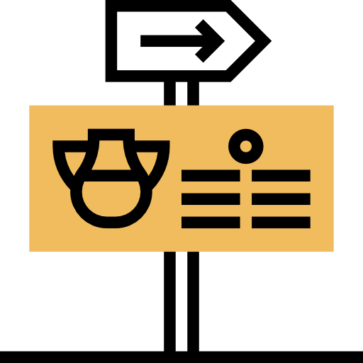 Guidepost icon