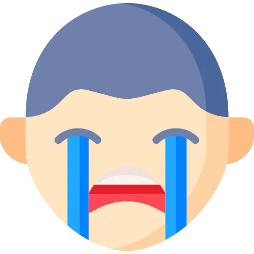 Crying icon