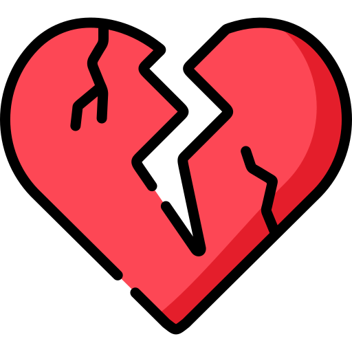 Broken heart icône