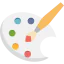 Paint palette icon 64x64