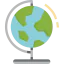 Earth globe icon 64x64